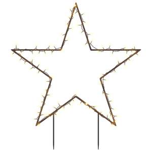 Décoration lumineuse de Noël à 80 LED avec étoiles à pointes, 23,6 pouces - Product Image 2