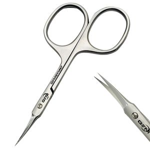 Tijeras para Cutículas de Alta Calidad, 4 Pulgadas, Acero Inoxidable, Punta Fina, para Manicura y Pedicura, Recortador de Cutículas, Herramienta de Precisión para el Cuidado de las Uñas - Product Image 5