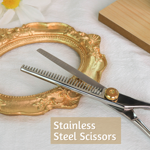 High Quality Japan 440C Stainless Steel Right-Handed Straight Blade 5.75 Inch <b>Hair</b> Cutting <b>Scissors</b> Sharp Tip <b>for</b> <b>Thinning</b> <b>Hair</b> - Product Image 5