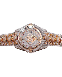 Reloj de Pulsera de Lujo con Diamantes Moissanite para Hombre, con Incrustaciones Completas de Piedras - Product Image 1