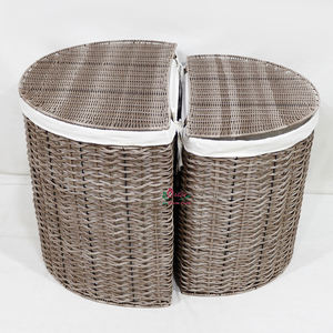 Artex Dong Thap Panier à linge en jacinthe d'eau tissé en usine pour le rangement des vêtements et la décoration intérieure - Product Image 4