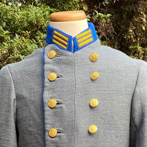 Factory Made OEM Top Quality <b>Men's</b> <b>Double</b> <b>Breasted</b> 100% Wool Outdoor Frock Uniform <b>Coats</b>-High Quality Knitted Regular Fit <b>Coat</b> - Product Image 3