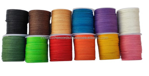 Cordón de macramé de algodón marrón encerado personalizado de alta calidad para manualidades DIY, fabricación de pulseras colgantes de pared, hallazgos de joyería de Color personalizado - Product Image 3