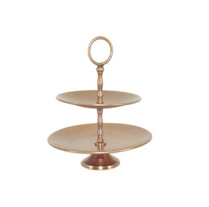 Soporte Redondo de Metal Dorado de 3 Niveles para Pastel, Bandeja de Servicio Multicapa Hecha a Mano para Eventos de Aniversario de Bodas, Soporte para Pastel de Boda - Product Image 6