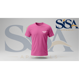 เสื้อยืดคอตตอนสีชมพูแบบโอเวอร์ไซส์สำหรับผู้ชาย ไซส์ 2XL 3XL 6XL ดีไซน์เรียบพร้อมลายดอกกุหลาบ หมายเลขรุ่นสำหรับการผลิตชุดกีฬา - Product Image 2