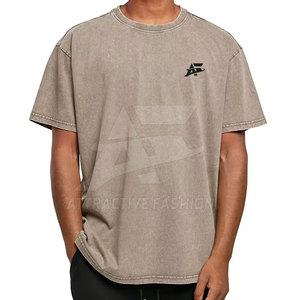 T-shirt décontracté effet délavé au soleil avec texture lisse – Confortable et idéal pour le style de vie - Product Image 3