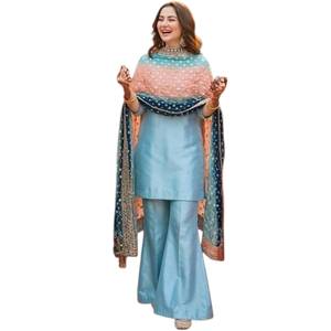 Écharpes, châles et hijabs de mode pour femmes, châle brodé, couleurs personnalisées, design traditionnel avec travail de miroir, vêtements de fête par AM IMPEX Su - Product Image 1