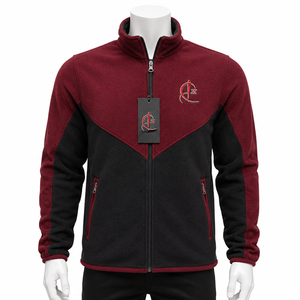 Veste en polaire, tissu doux et chaud, construction légère, fermeture éclair intégrale, respirante, vêtements de sport d'extérieur, OEM - Product Image 1
