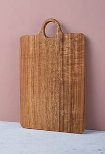 Planche à découper rectangulaire, utilisations multiples en cuisine, plateau de service, design multifonctionnel, bloc de découpe en bois épais et durable, prix abordable - Product Image 5
