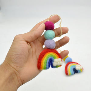 Difusor de Aroma para Coche y Hogar de Fieltro de Lana Natural, Clip para Aceites Esenciales, Regalo Ecológico Hecho a Mano en Nepal - Product Image 2