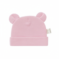 Gorro de Bebé con Orejas de Oso, de Algodón, para Niños y Niñas de 0 a 6 Meses, Diseño OEM