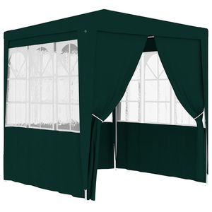 Tenda Professionale Verde 8.2 X 8.2 per Matrimoni e Feste con Pareti Laterali, Copertura 0.3 Oz/ft2 - Product Image 2