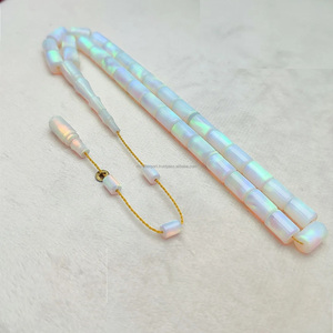 Tasbih cuentas Resina 33 Tasbih Pulseras musulmanas 45 Moda islámica Collares con cuentas - Product Image 4