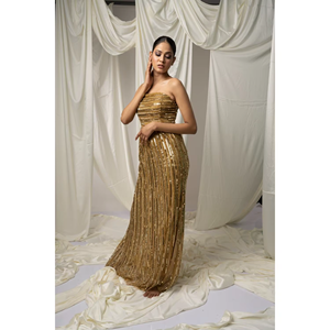 Vestido de Noche Largo de Diseño Moderno al por Mayor |   Vestido Largo y Ligero para Mujer, Estilo Boutique, para Fiestas Nocturnas, Galas y Eventos, Proveedor - Product Image 1