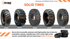 Neumático Sólido para Montacargas KUMA KF501 2026, 3.00-15, de Caucho Natural, Fabricado en Vietnam, Sin Cámara, en Oferta - Product Image 2