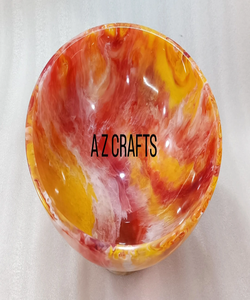 Tazón de Resina para Servir, Vajilla para la Cena, Precio Económico, Hecho a Mano, Ecológico, Tazón de Frutas de Resina con Flores Reales, Artículo de Regalo - Product Image 6