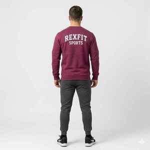 เสื้อสเวตเชิ้ตแบบสวมรุ่นใหม่มาแรง ราคาถูก ระบายอากาศได้ดี เป็นมิตรต่อสิ่งแวดล้อม มีไซส์พลัสไซส์สำหรับผู้ชาย เสื้อสเวตเชิ้ตแบบสวมกันหนาว - Product Image 5