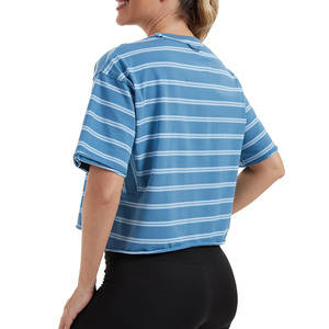 Camisetas Personalizadas con Logotipo para Mujer, Cuello Redondo, 50% Poliéster, 50% Algodón, Transpirables, Estilo Urbano, para Gimnasio y Fitness - Product Image 6