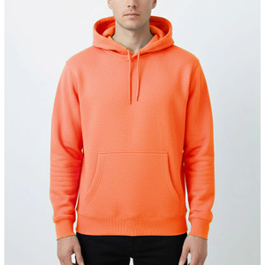 Sweat à capuche structuré en coton biologique 100% avec doublure double et poche kangourou - Product Image 1