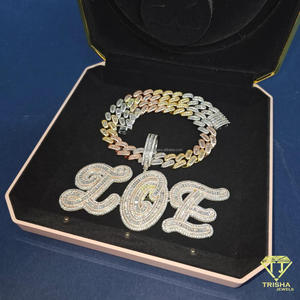 Custom Arabic <b>Name</b> Pendant Moissanite Diamond Iced Out Necklace Hip Hop Bling <b>Chain</b> Personalized Jewelry - Product Image 6