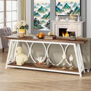 Consolle in Stile Industriale come Tavolino da Divano Dietro il Divano - Product Image 4