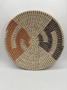 Handmade Natural Seagrass <b>Wall</b> Hanging Basket Decorative <b>Wall</b> <b>Plate</b> Bohemian Rustic Farmhouse Decoration - Product Image 2