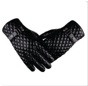 Factory Made Customized Winter <b>Warm</b> Black Fashion Mens High Quality 2025 Fashion Leather <b>Gloves</b> - Product Image 4