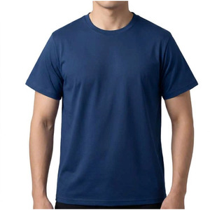 เสื้อยืดแขนสั้นผู้ชายคุณภาพสูง ผ้าเจอร์ซีย์เรียบ สีพื้น พร้อมโลโก้ด้านหน้า ระบายอากาศได้ดี เป็นมิตรกับสิ่งแวดล้อม สามารถสั่งทำได้ - Product Image 5