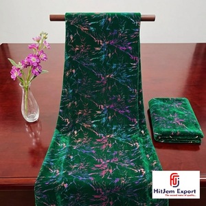 Premium Foil Printed Velvet Fabric Multicolor Luxury Fashion Apparel Dress Home Decor Upholstery OEM ODM Custom Fabric - Product Image 5