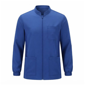 Blouse d'hôpital, uniforme d'infirmière, vêtement médical chaud en tricot de haute qualité, fermeture éclair sur le devant, vêtements pour le personnel, léger, style simple - Product Image 1