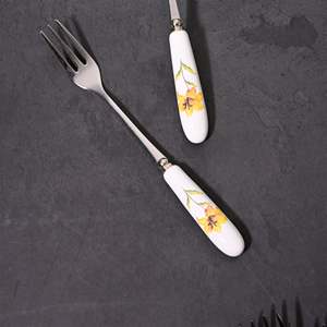 Golden Whisper Luxury Mini Metal Salad Forks Eco-Friendly Set of 2 for <b>Home</b> Kitchen Restaurant Use Back to School <b>Essential</b> - Product Image 3