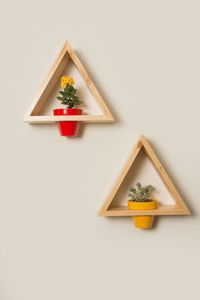 Vintage Style Wooden Wall <b>Shelves</b> For Rustic Home Decor Living Room Bedroom And Office Organization - Product Image 3