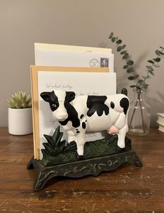 Porta Servilletas de Hierro Fundido Estilo Vintage, Porta Cartas Rústico para Cocina, Decoración Campestre, Coleccionable - Product Image 5