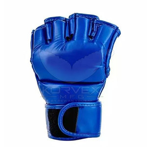 Gants de grappling MMA antichoc à doigts ouverts, conception d'entraînement, protection rembourrée des mains, support sécurisé du poignet, arts martiaux - Product Image 4