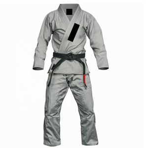 Kimono Profesional de Jiu Jitsu Brasileño Personalizado Azul BJJ Gi para Hombre y Mujer A0-A5 Ropa de Artes Marciales de Algodón Tejido Perlado con Cinturones - Product Image 1