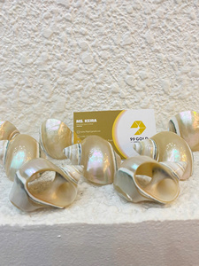 Porta Servilletas Hecho a Mano en Vietnam con Diseño de Caracoles y Conchas Marinas para Decoración de Mesa de Banquete de Hotel con Temática Oceánica - Product Image 4