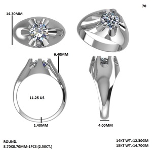 Boucles d'oreilles clous plaquées or, taille ronde, serties griffes, motif floral, bijoux de piercing pour femme, cadeau de fête - Product Image 6