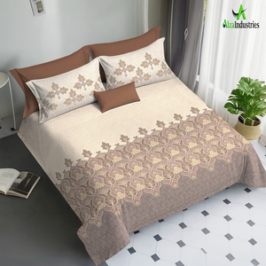 Ensemble de draps en coton pur de qualité supérieure, taille king, avec housses d'oreiller | Literie de qualité hôtelière sans couture pour un confort en vrac et luxueux - Product Image 3