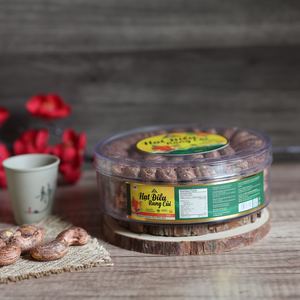 Núcleos de Anacardo Orgánicos Premium sin Cáscara de Origen Vietnamita, al por Mayor, W180 en Caja Redonda de Regalo de 500g - Marca Dong Phu - Product Image 6