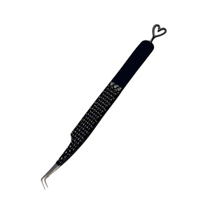Pinzas para Pestañas con Punta Suave y Agarre de Diamante Antiestático para Extensiones de Pestañas, Herramienta Profesional para Extensiones de Pestañas - Product Image 5