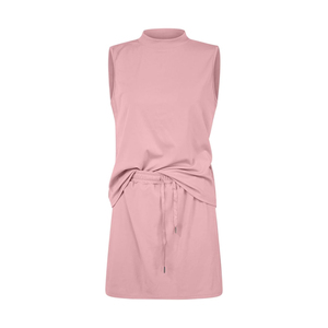 Women’s Dry Fit Pickleball <b>High</b> Neck Tank & Shorts Outfit Ladies Everyday Pickleball <b>High</b> Neck Tank and Shorts Set - Product Image 3