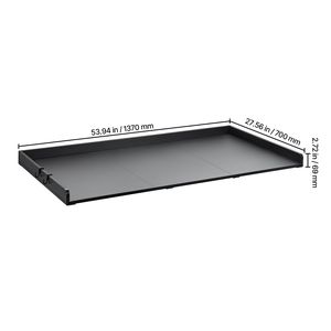 Piano di Lavoro in Legno per Lavatrice e Asciugatrice 54 x 27 Pollici, 3 Pannelli Componibili, con Cuscinetti Antiscivolo e Resistente all'Acqua - Product Image 5