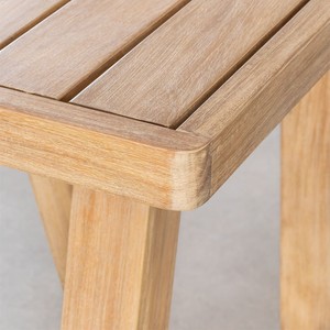 Table à manger ronde en bois de manguier Vandana Hexa Sierra - Product Image 4
