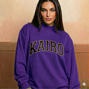 Premium Comfort Mockneck Sweatshirt Women Loose Fit Pullover Soft Cotton Blend Warm Casual Autumn Winter Daily Top - Product Image 1