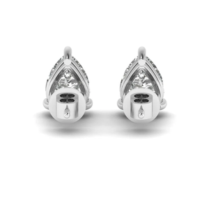 Pendientes de Diamantes Redondos Cultivados en Laboratorio de 4 Quilates, Color E, Claridad VS1, Certificados por IGI, con Incrustaciones de Oro de 14K, Calidad Premium para Mujer - Product Image 3