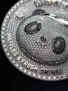 Collar con Colgante de Logo de Panda con Diamantes de Moissanita Personalizado, Estilo Hip Hop, Cadena Cubana Brillante para Hombres y Mujeres - Product Image 6