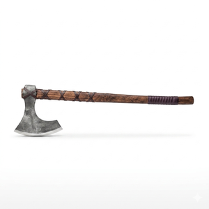 TheWizCrafts Tomahawks Viking Artisanaux Géants de Qualité Supérieure, Lame en Acier Forgé, Manche en Bois, Décoratifs DIY |   Garantie de 3 ans - Product Image 1