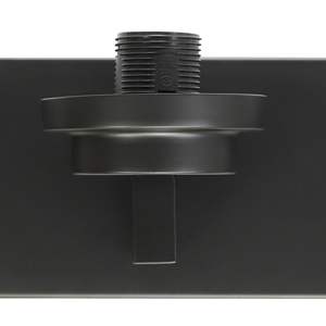 Meuble-lavabo de salle de bain moderne à 6 lumières, luminaire industriel noir avec grille transparente en verre pour miroir - Product Image 5