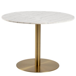 Mesa de Centro de Lujo Hecha a Mano con Tapa de Mármol Natural Genuino, Base de Metal Premium, Diseño Único para Sala de Estar Moderna - Product Image 4
