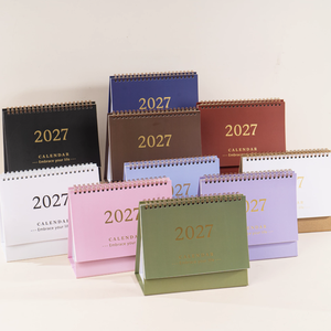 ปฏิทินตั้งโต๊ะมินิมอลปี 2027 แบบเรียบง่าย พลิกได้ ใช้วางแผนรายเดือน สำหรับบ้าน สำนักงาน ของขวัญองค์กร - Product Image 3